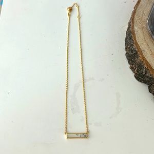 Pura Vida Gold marble necklace
